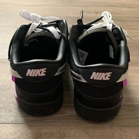 Nike Black and Purple Sneakers